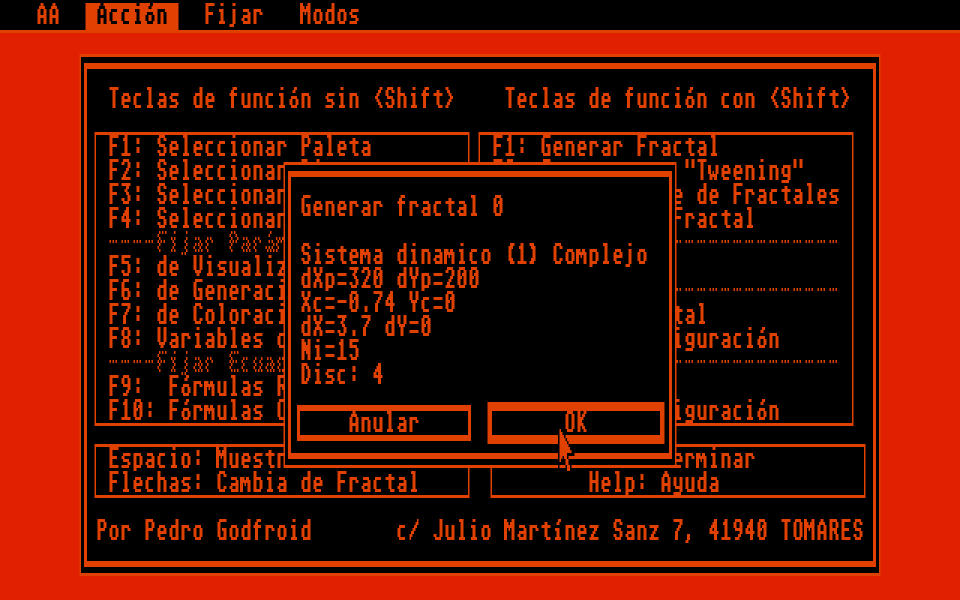 Fractal atari screenshot